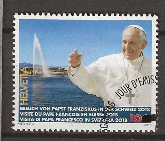 Tutti i francobolli: M1683 - Visite du pape 1er jour – Usato da Trélex venduto da Phil_Albert