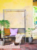 3er-Sofa/aussen, grau