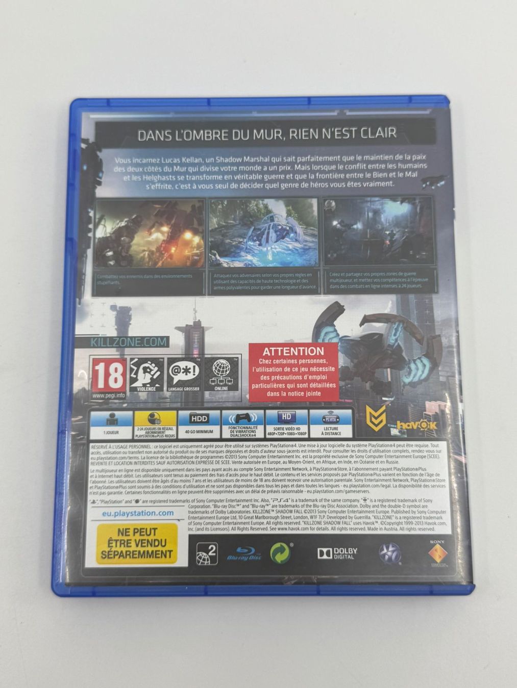 Jeux: Killzone Shadow Fall (PS4) – D'occasion à Herisau par Seyashop1 2