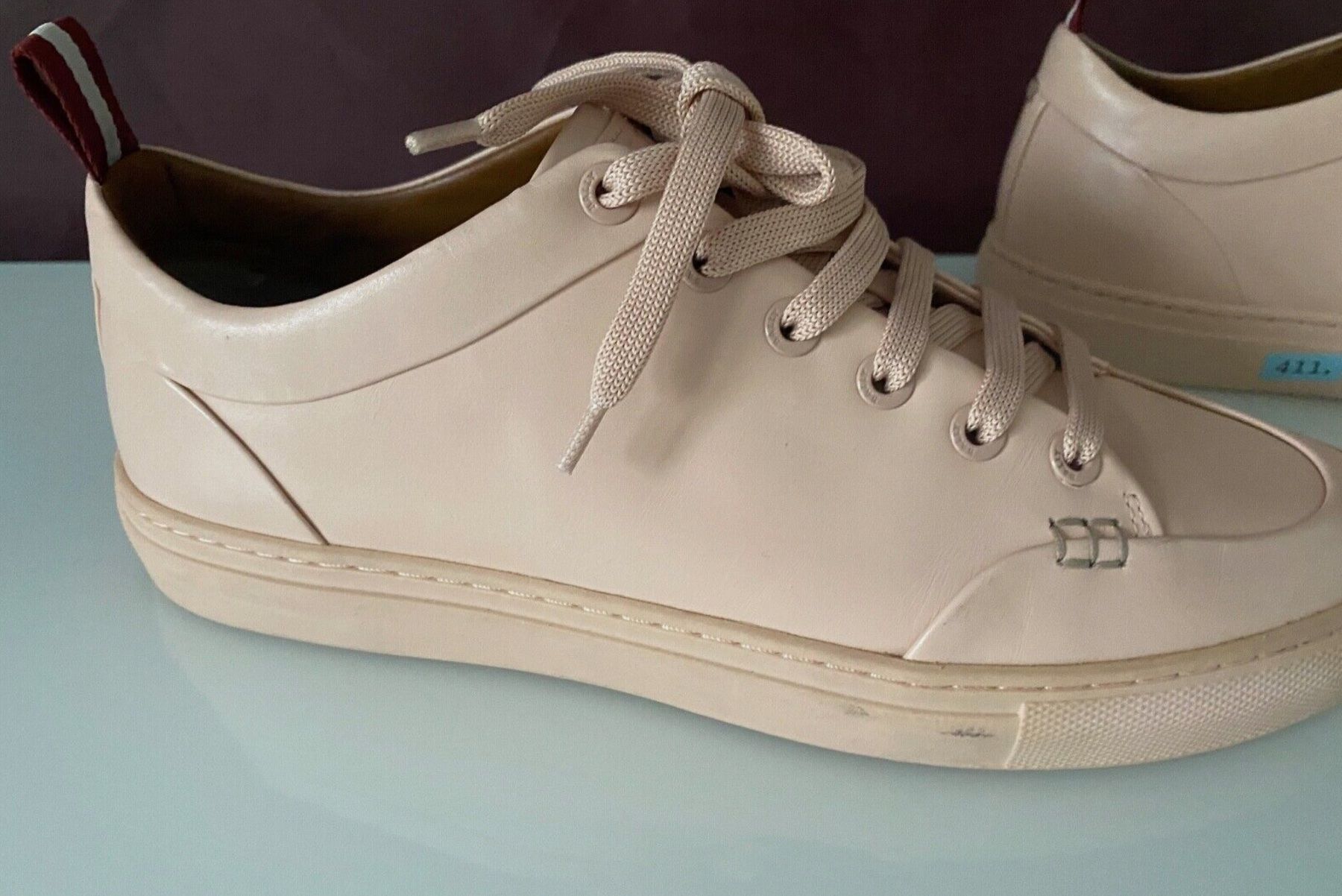 Bally Scarpe da uomo: BALLY Helliot Sneaker Pink 40,5 US 8D Leder – Nuovo e nell'imballaggio originale da Volketswil venduto da praxis12 5