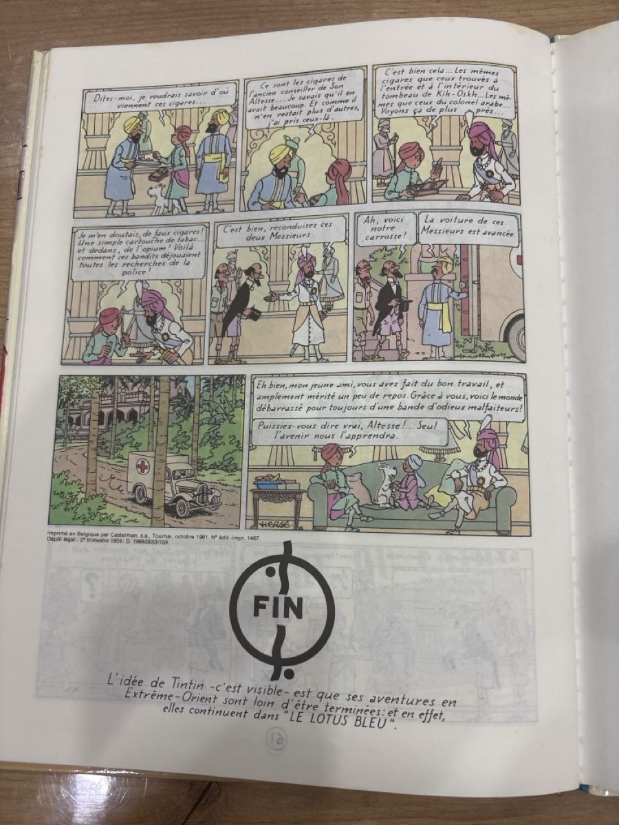 Fumetti: Tintin les cigares du pharaon – Usato da Porrentruy venduto da Servo26 4
