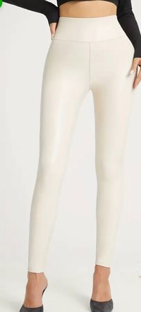 Skinny leggings in colore late caldo 👌M/L-nuov