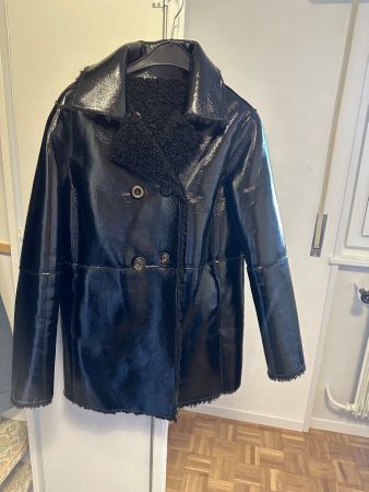 Maliparmi manteau hivers noir réversible Taille 36