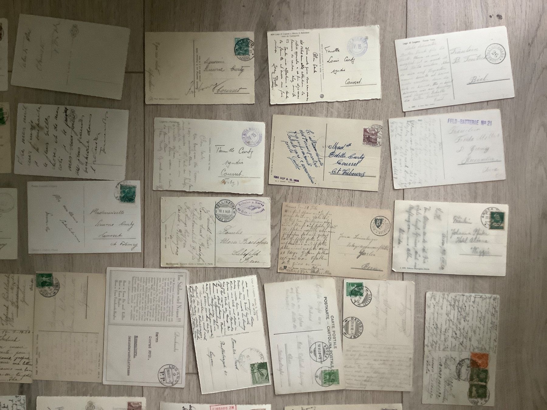 Cartoline postali: 66 alte, gelaufene Ansichtskarten Tessin ab 1903 – Usato da St. Gallen venduto da herbrig2 6