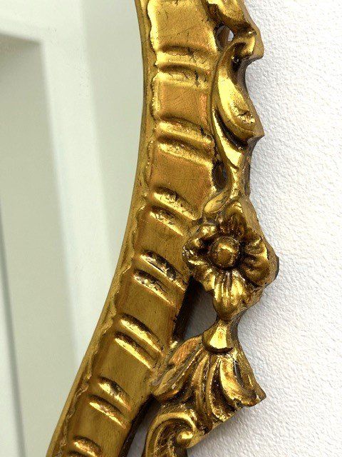Spiegel: aLteR goLdfaRbeNer  SpiEgeL – Gebraucht aus Winkel von zeho 3