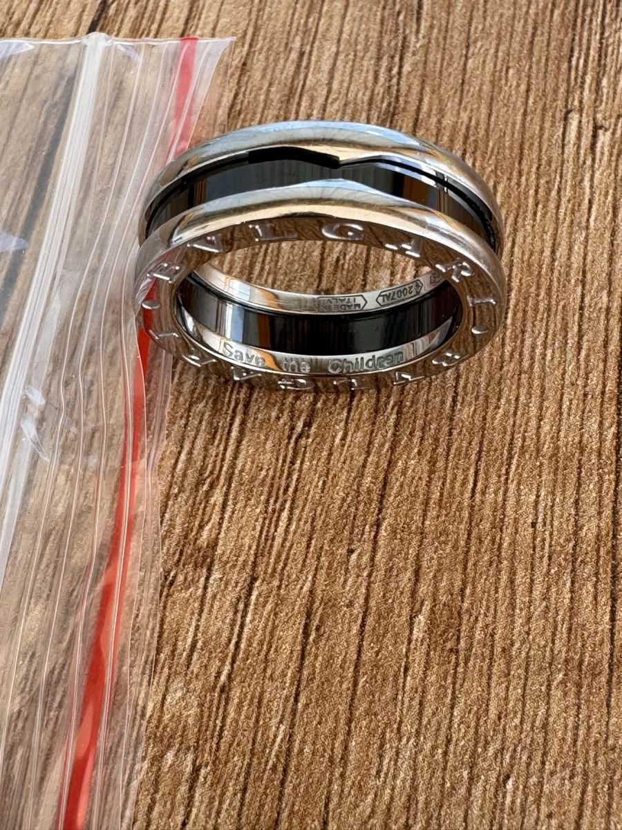 Bulgari Anelli: BVLGARI Save the Children Ring mit schwarzer Keramik – Usato da Lantsch/Lenz venduto da sxe_56cb 2