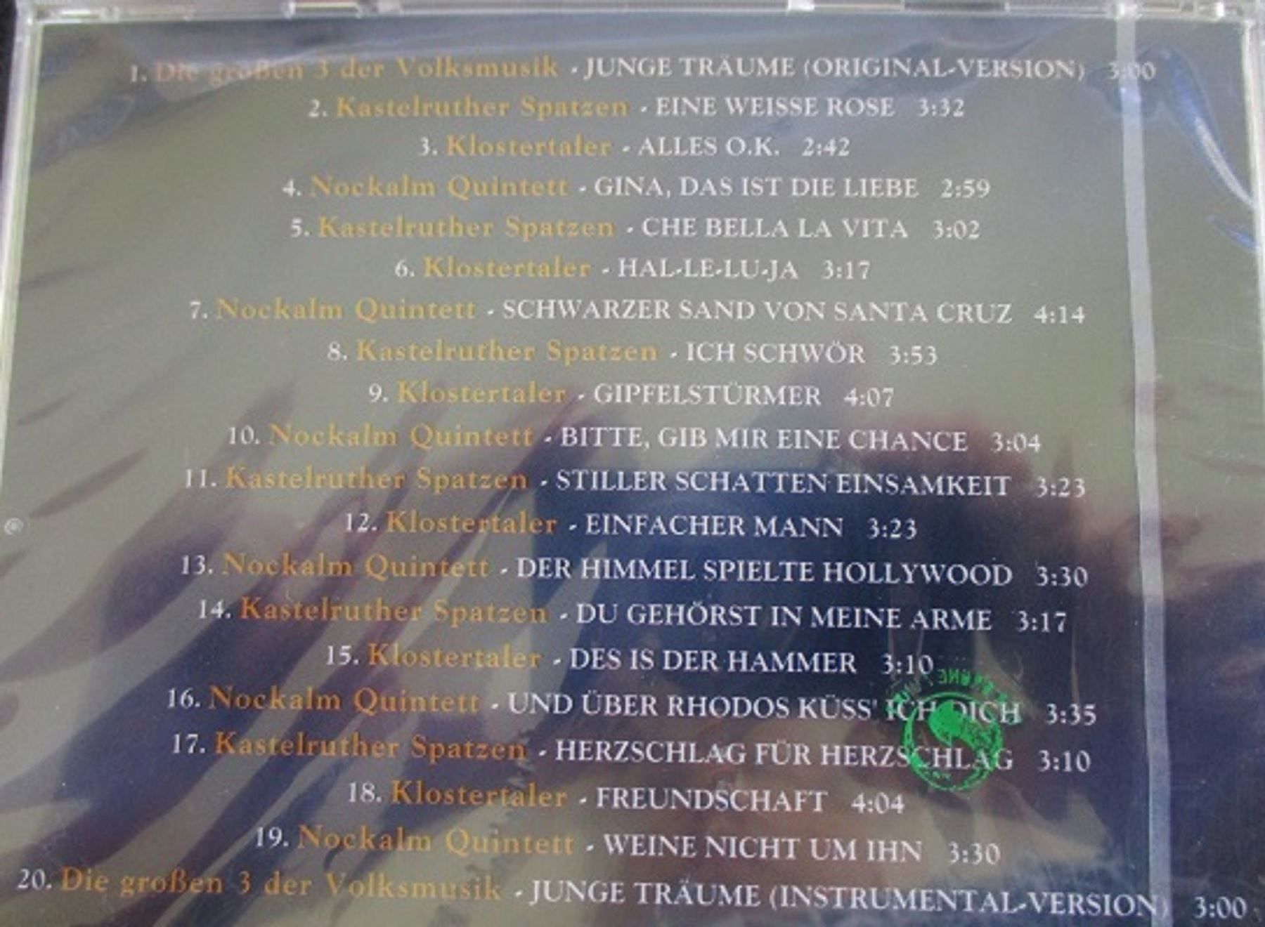 CD: Die grossen 3 der Volksmusik CD – Nuovo e nell'imballaggio originale da Flumenthal venduto da novbra 1