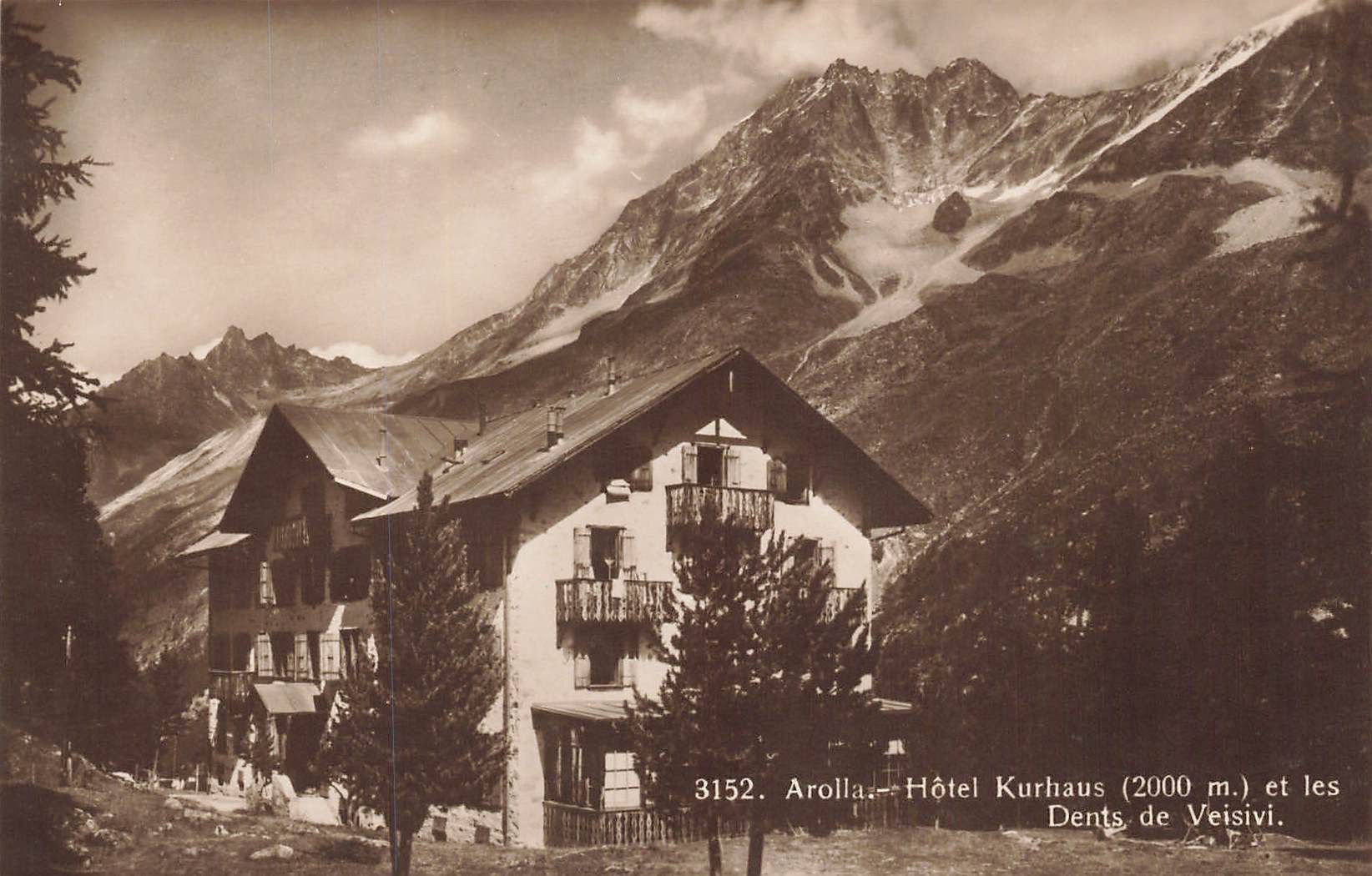 Cartoline postali: Arolla hotel – Usato da Biasca venduto da Blenio71