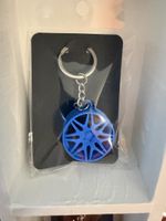 Neuer Schlüsselanhänger Felge blau - Super Geschenkidee!