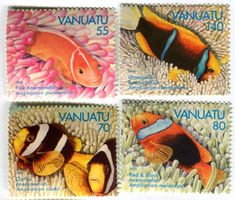 Briefmarken "Fische". Vanuatu.