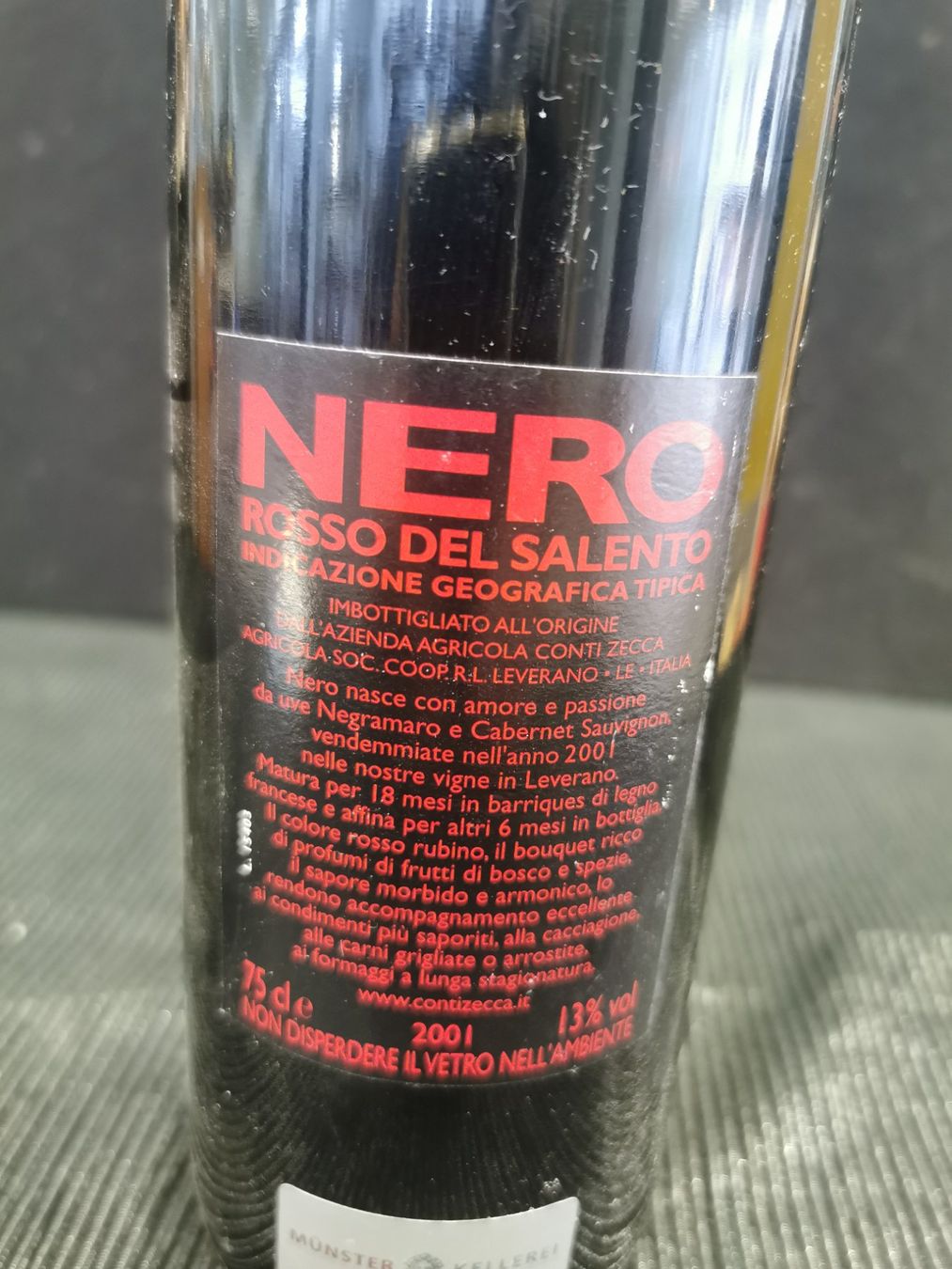 Wein: NE RO CONTI ZECCA 2001 – Neu (gemäss Beschreibung) aus Genève von Leboucheoreilles 4