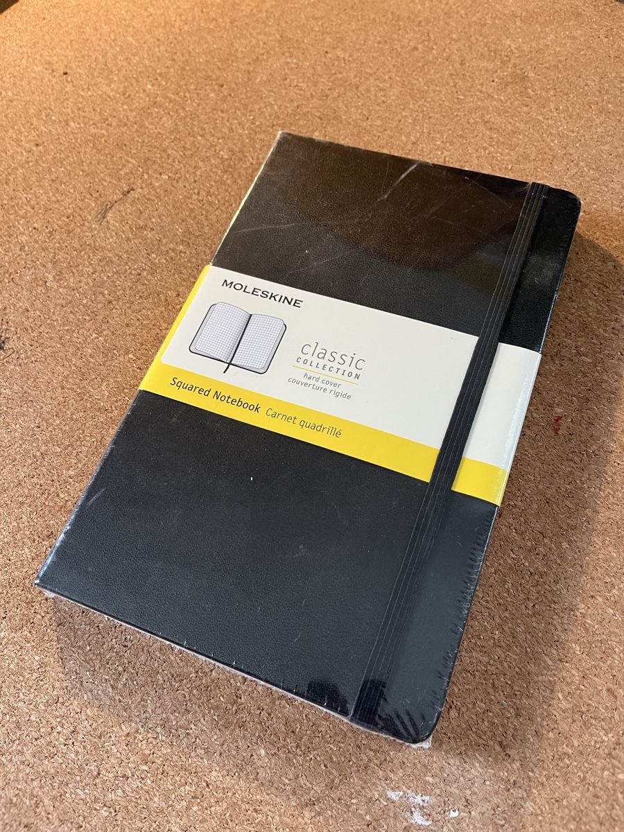 Blocchi: Moleskin Classic Large Squared Notizheft – Nuovo e nell'imballaggio originale da Dallenwil venduto da MuchsFichi
