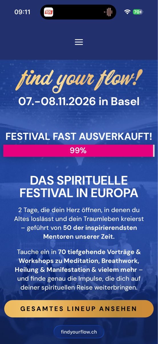 Biglietti: Find your flow silver Tickets – Nuovo e nell'imballaggio originale da Zürich venduto da san_qzr2 1