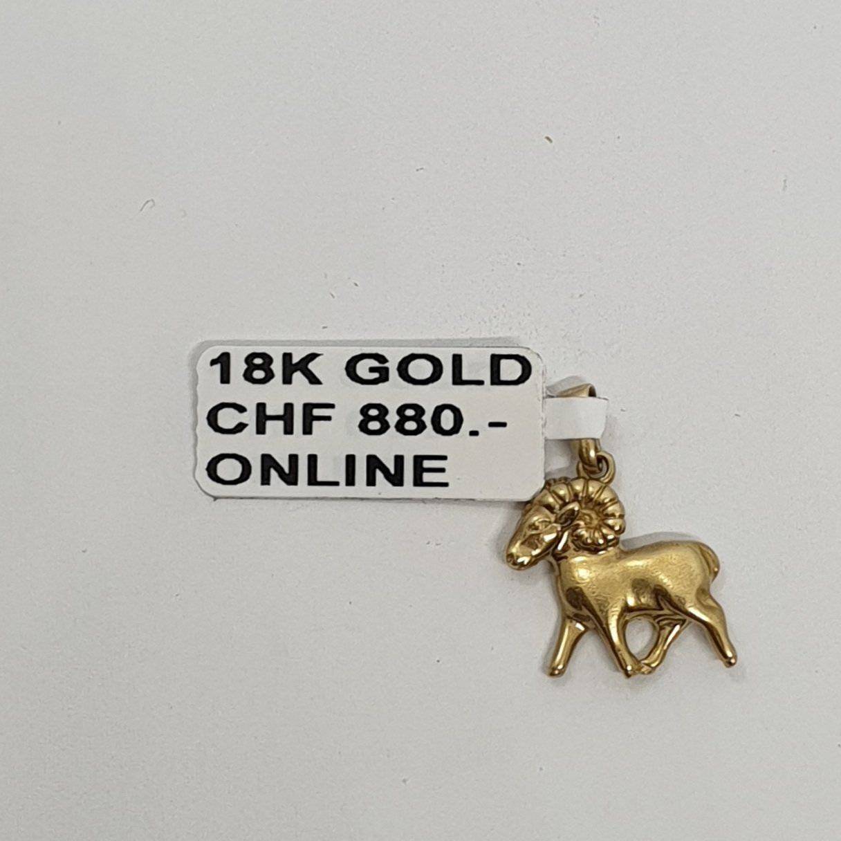 Ciondoli: Echt 18K Gold - Stier Anhänger – Usato da Luzern venduto da Luzern-Goldhaus 1