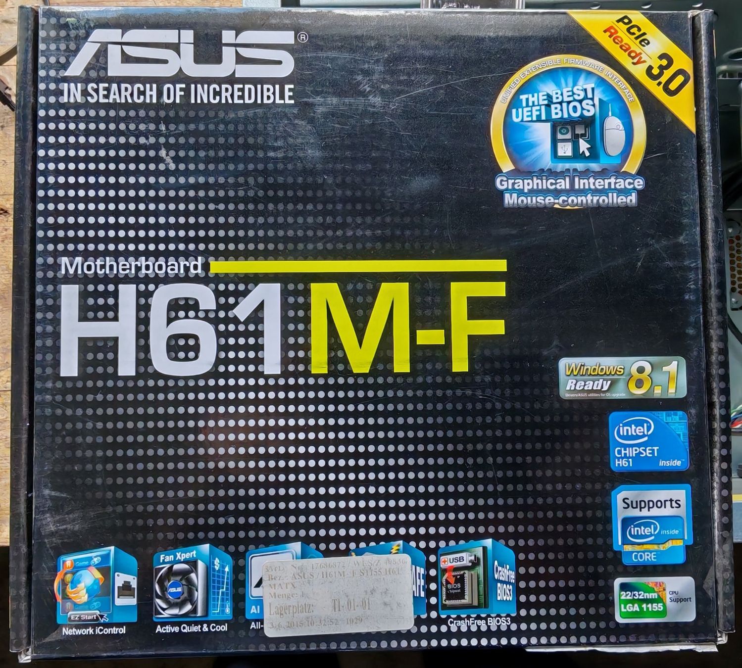 Asus Schede madri: ASUS H61M-F Mainboard Intel – Usato da Volketswil venduto da Breiti37