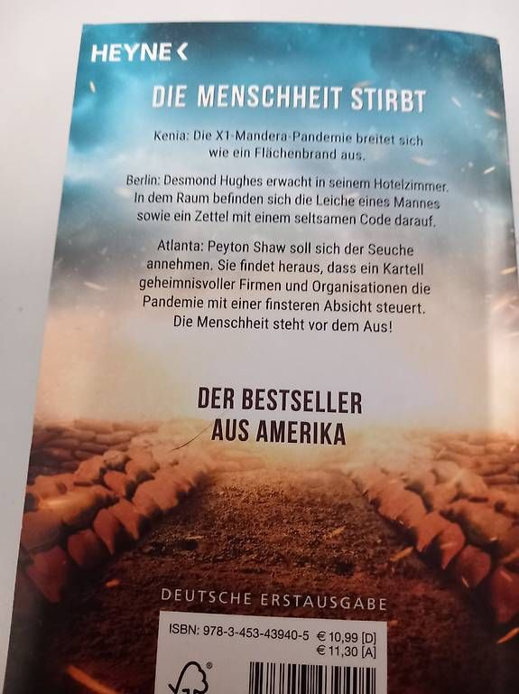 Libri: "Pandemie" von A.G. Riddle – Usato da Bischofszell venduto da ewa-shop 1