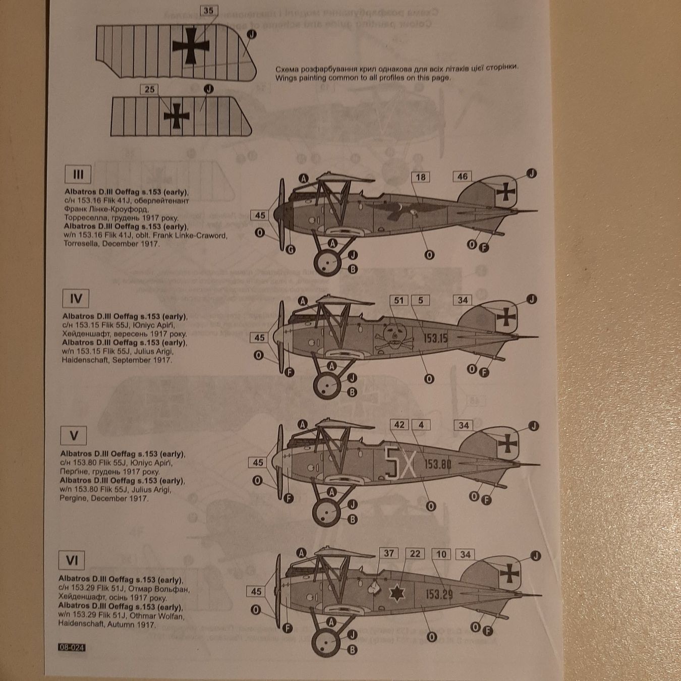 Kit di modellismo & Modellini statici: 307a ... Albatros D.III ... Roden Ro 024 – Nuovo (secondo la descrizione) da Bonstetten venduto da Benibanny59 6