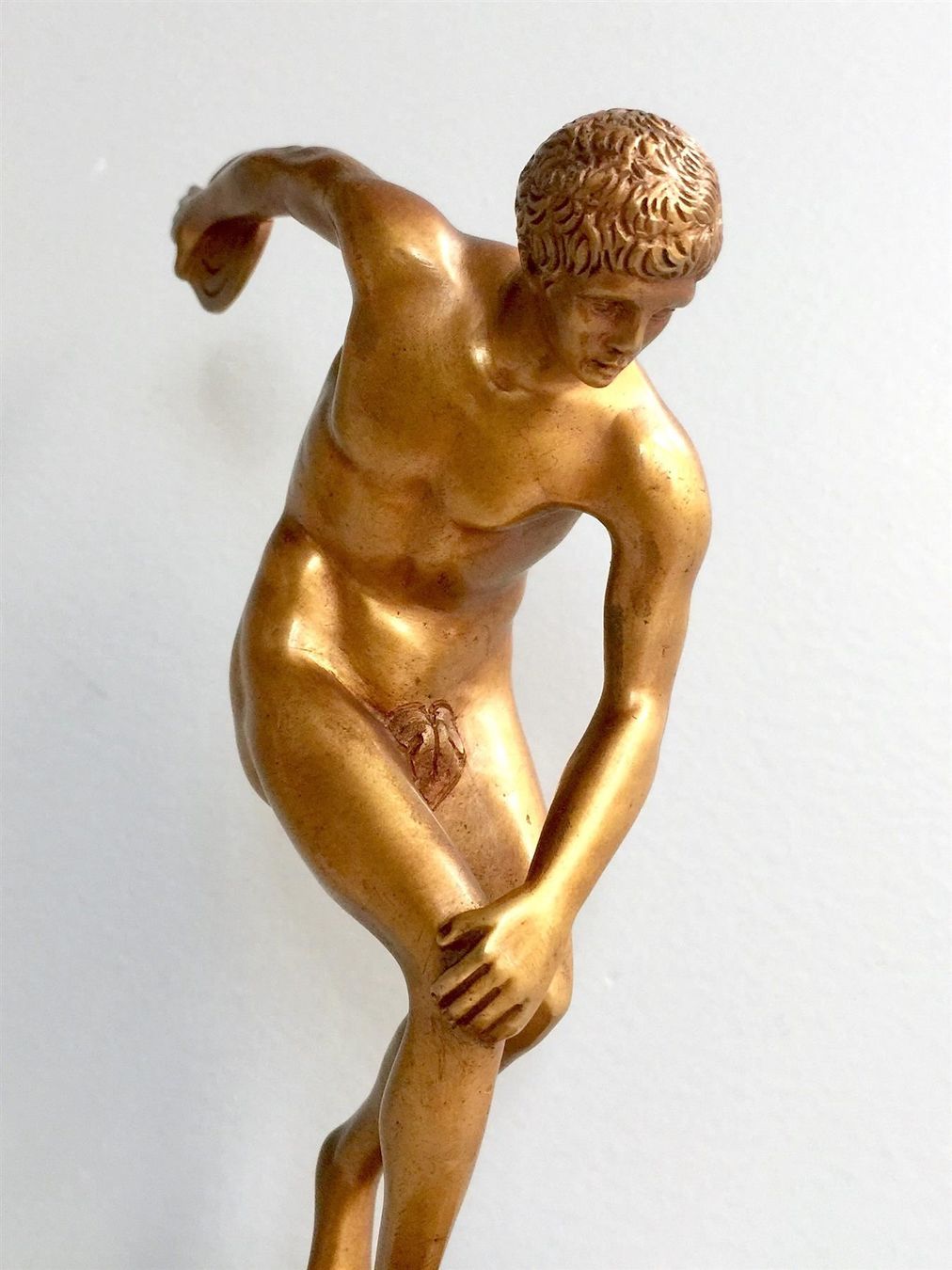 Sculture & Statue: F0030 Figur "Diskobolus" Diskuswerfer Bronze Art Deco ~1940 – Usato da Horgen venduto da Louis_xv 3
