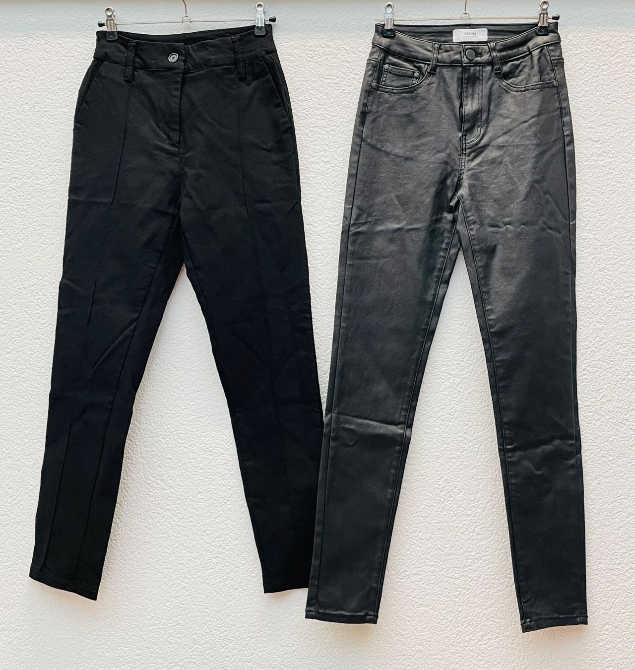 Pantaloni: 3 Hosen, Büro-Look, Schwarz/Grau – Usato da Olten venduto da ELHANDEL 3