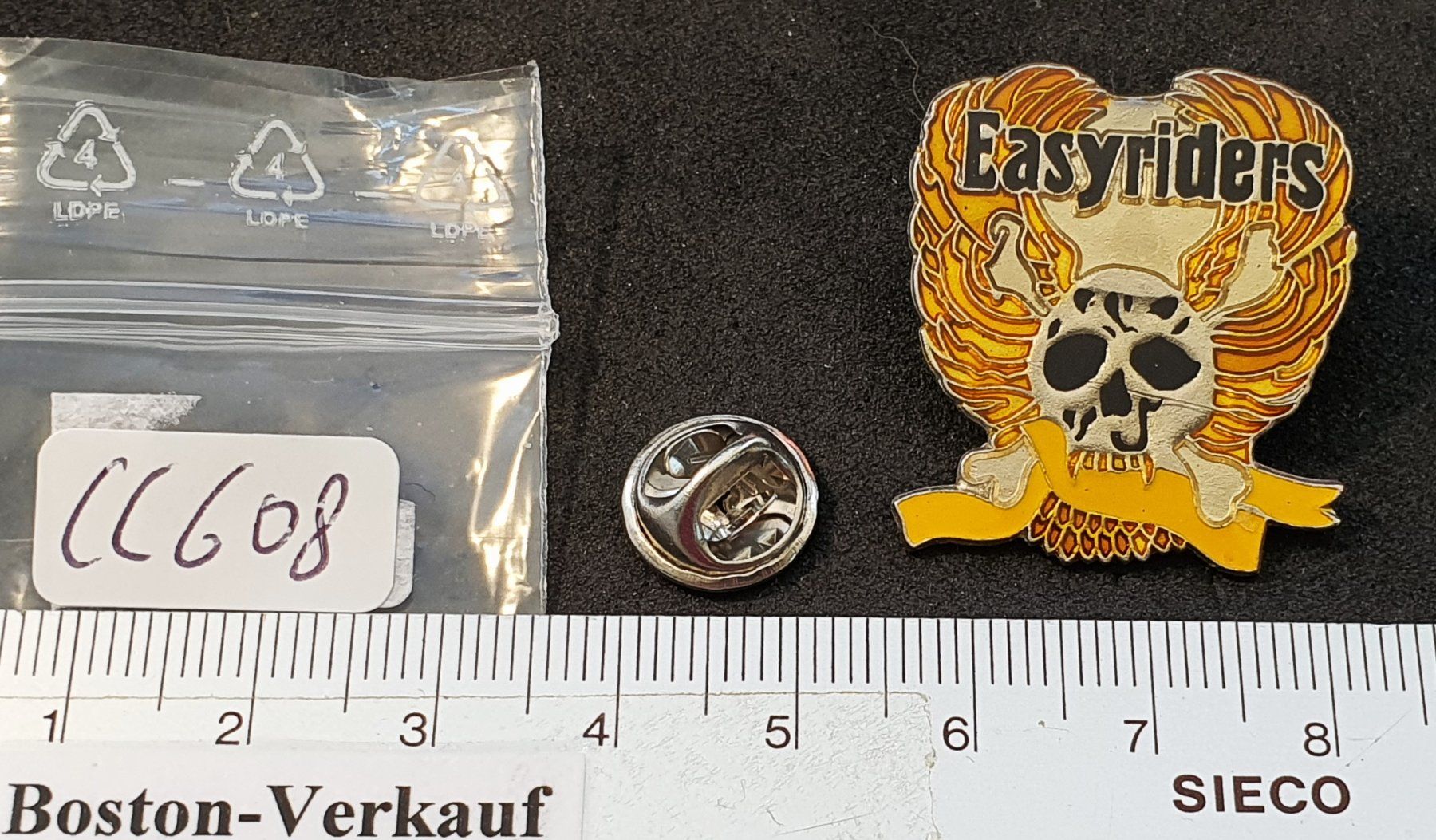 Placchette & Badge: CC608 - Pin Logo Easyriders – Usato da Reinach BL venduto da Boston-Verkauf 1