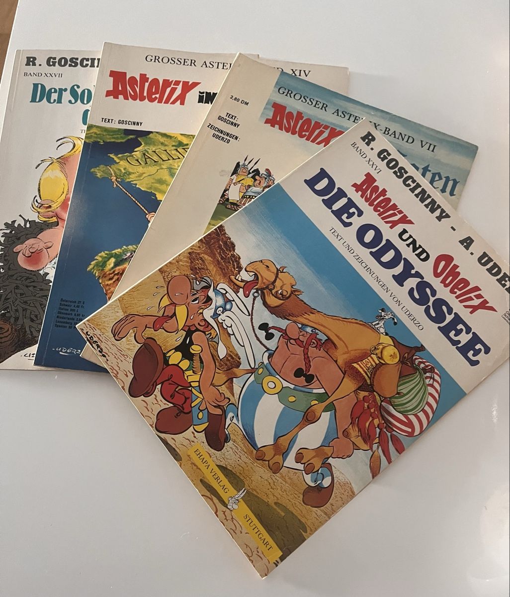 Fumetti: Asterix 4 vintage Comics 70er/80er Jahre – Usato da Recherswil venduto da Solheure66