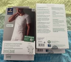 Tchibo 4 Pack à 2 Herren Unterhemden Grösse L 100% Baumwolle