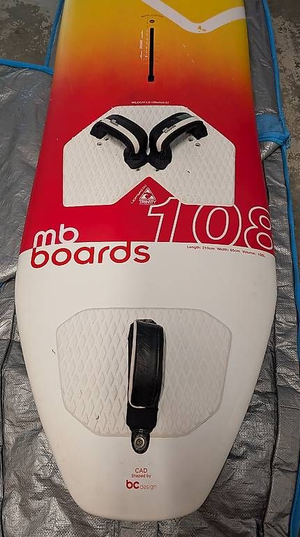 Tavole da surf e di nuoto: Mb board wildcat 108 liter windsurf wingfoil brett – Usato da horw venduto da Tranes2 2
