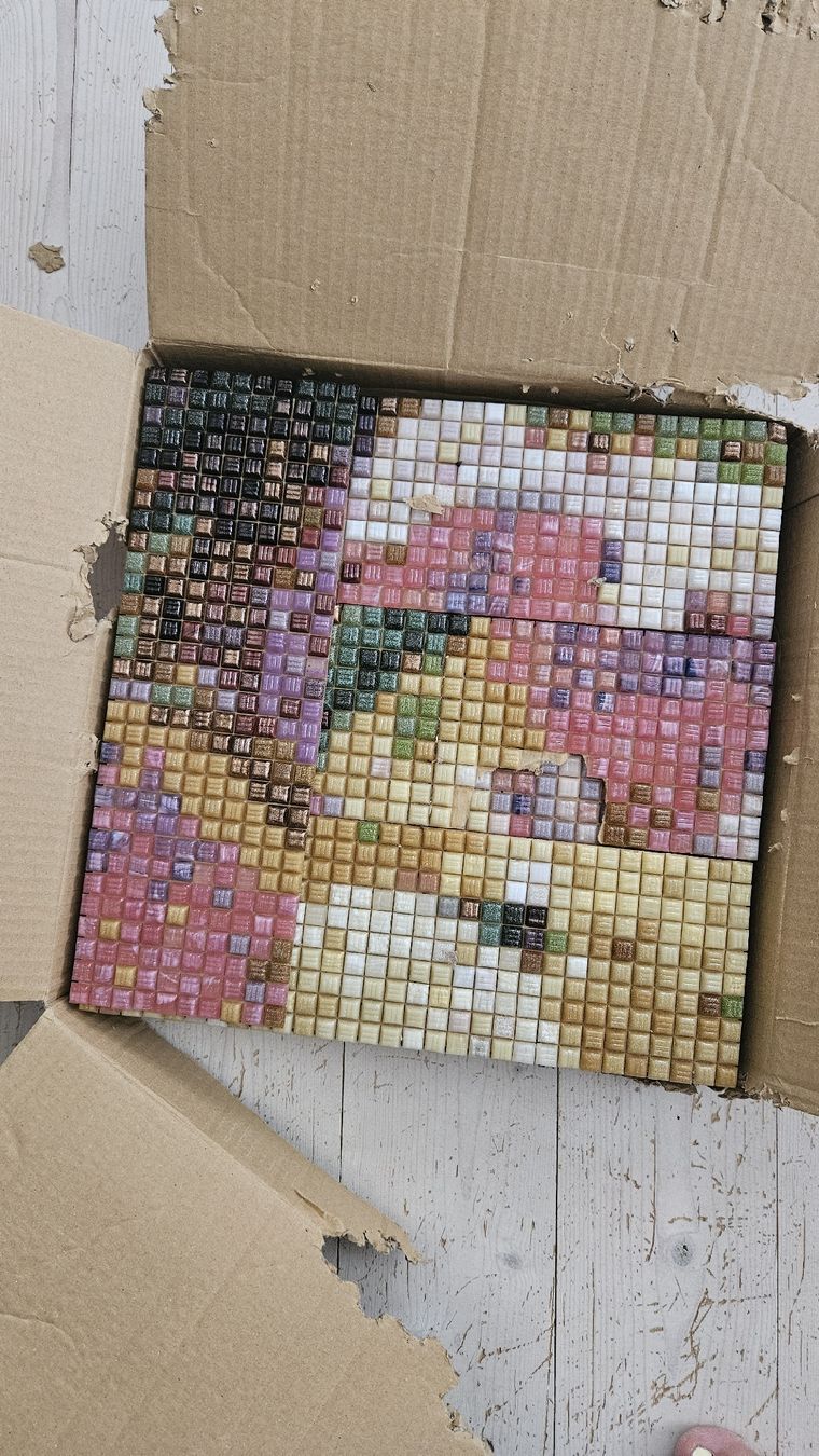 Kit bricolage: Mosaiksteine bunt, bedruckte Oberfläche  – Nuovo (secondo la descrizione) da Zürich venduto da tri_r96f