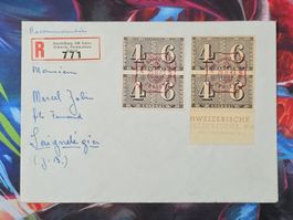 CL33 Enveloppe + Timbre Suisse 1943