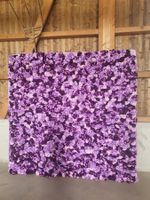 Blumenwand Rosenwand Hochzeit Deko Fotowand violett lila