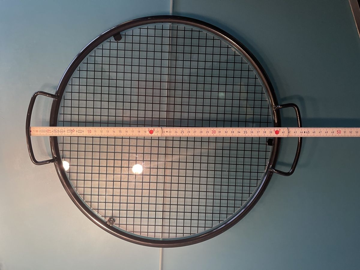 Globus Servierplatten: Serviertablet aus Glas und Metall – Neu (gemäss Beschreibung) aus Thalwil von Emmerich88 3