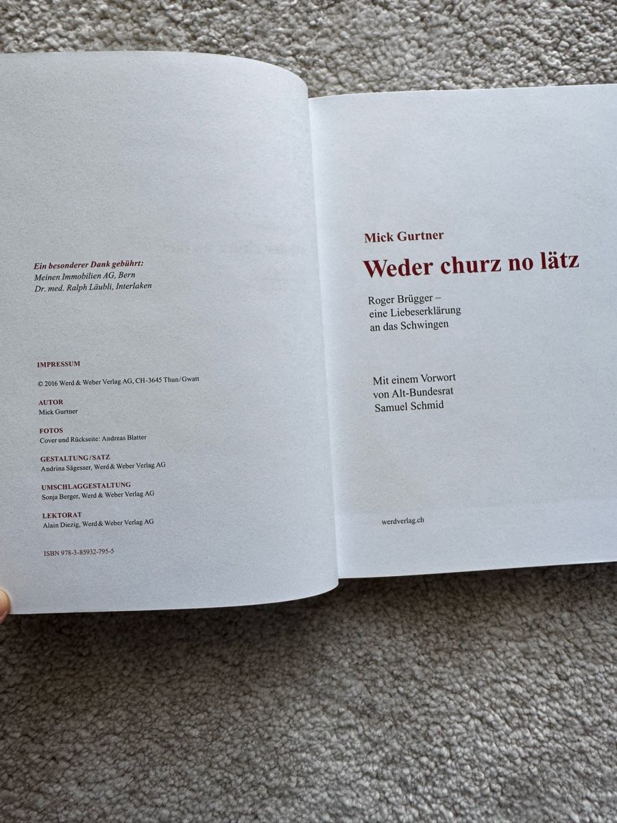 Libri: Buch: Weder churz no lätz - Roger Brügger – Usato da Rotkreuz venduto da TR3B 1