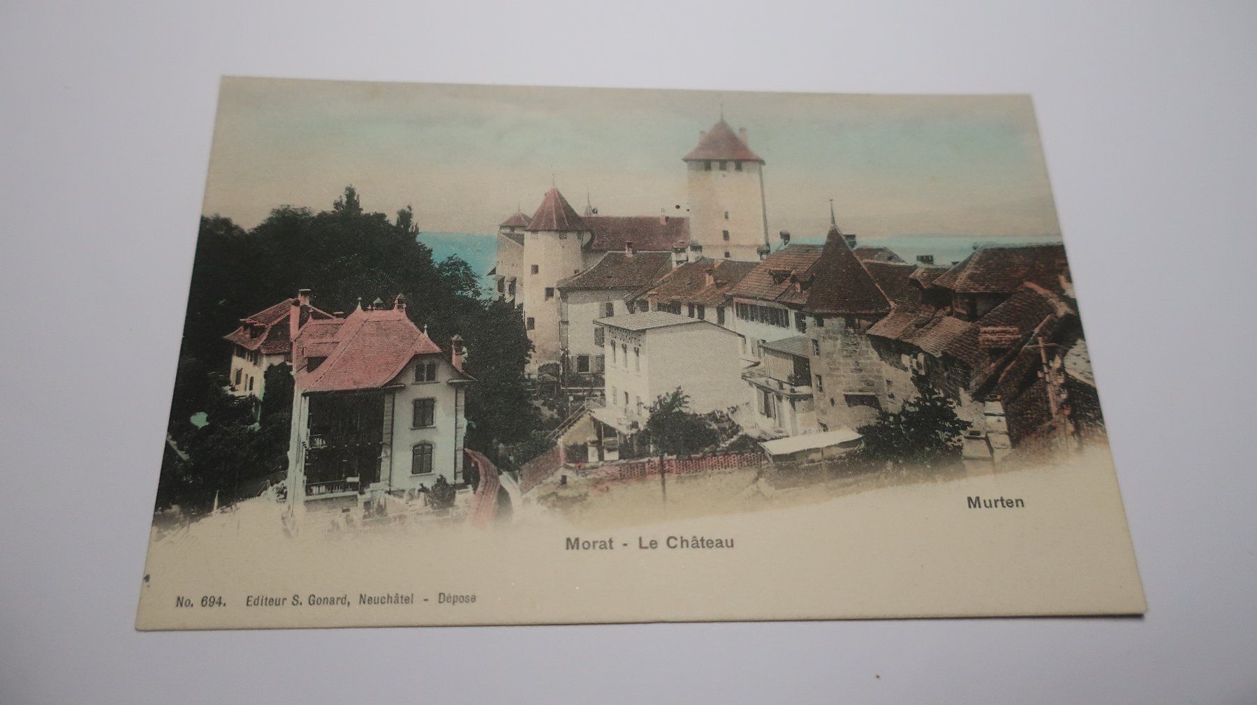 Cartoline postali: Morat - Le Château Murten – Usato da Cormoret venduto da Pascalll2001 1
