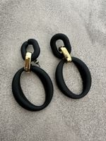 Elegante Ovale Ohrringe mit Gliederketten-Element,m