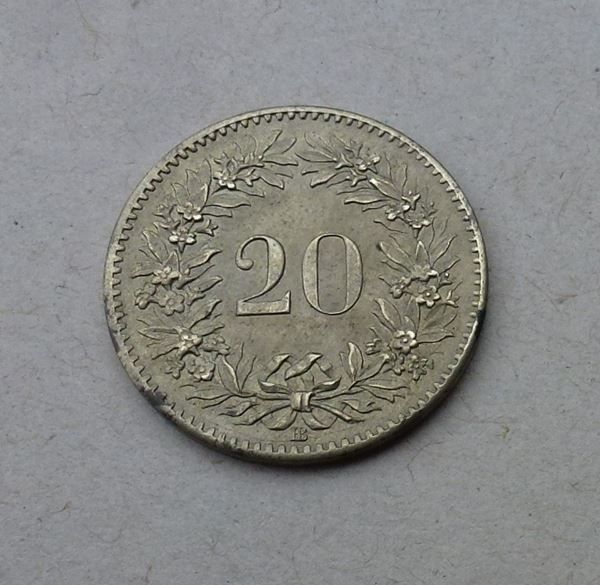 Toutes les monnaies: Top ++ 20 Rappen 1850 – D'occasion à Walkringen par Casablanca777 1