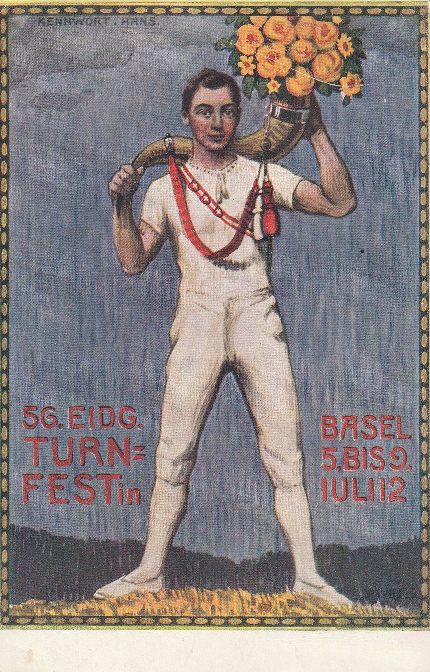 Cartes postales: Basel Eidg. Turnfest 1912 – D'occasion à Rorschacherberg par fratovi2