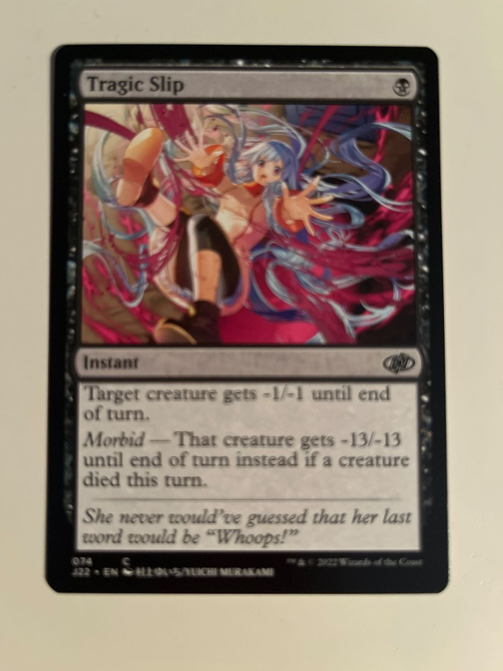 Magic The Gathering Cartes à collectionner: 1 x Tragic Slip - MtG - Magic – D'occasion à Kriens par Shadi1980