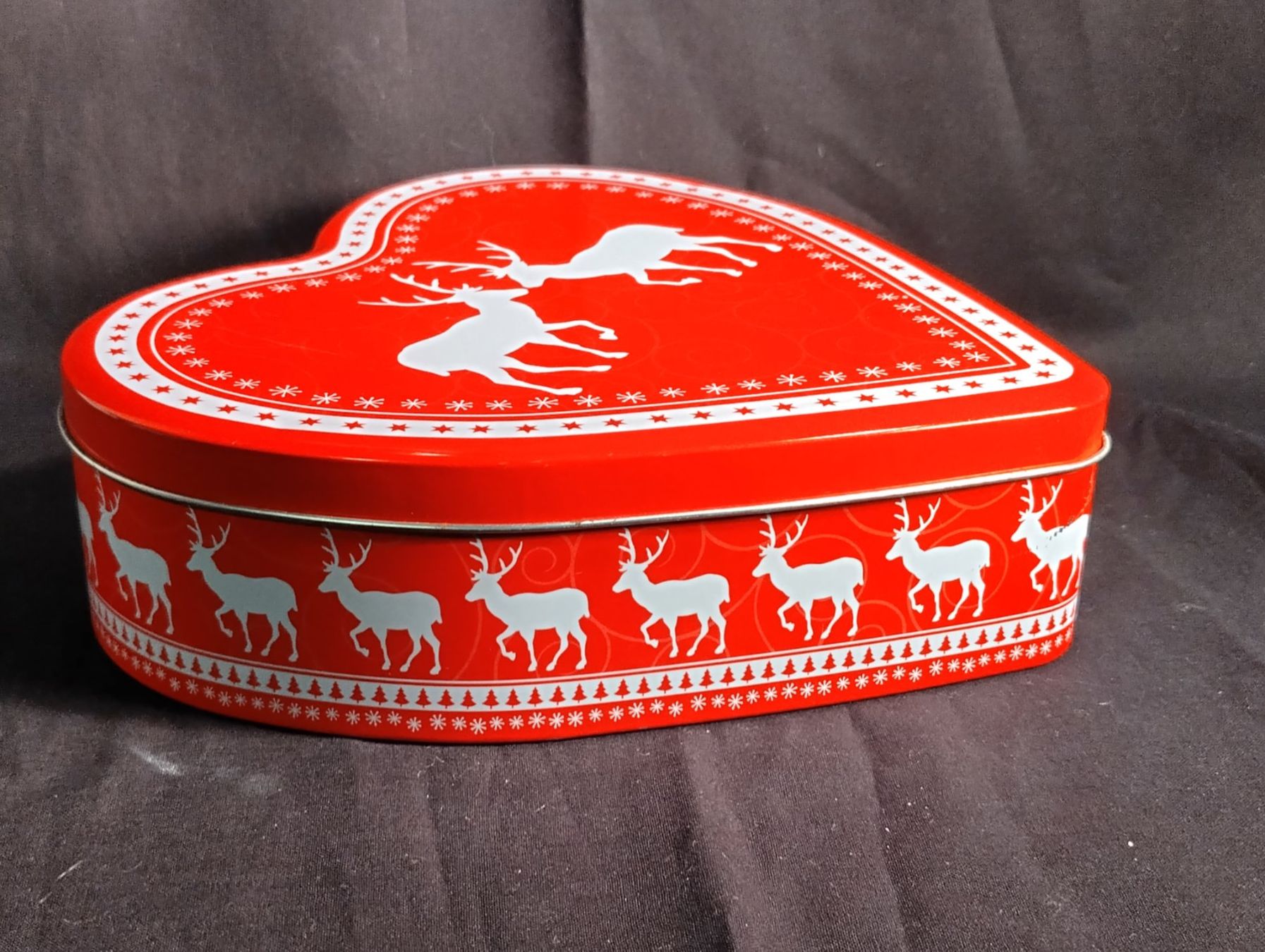 Sonstige Dekorationen & Accessoires: Blechbüchse Herz, 2 Hirsche – Gebraucht aus Bellach von JingleCherry 1