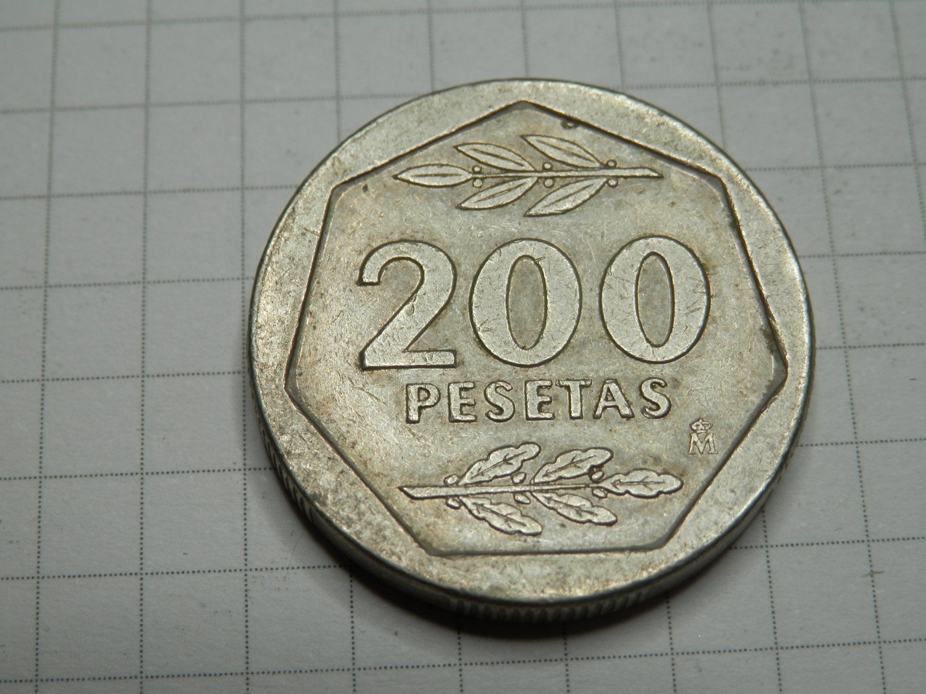 Tutti le monete: Spanien 200 Peseten, 1987 – Usato da Weiach venduto da weiach81 1