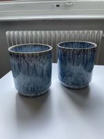 2 Tassen Motel a Miio handgemacht blau