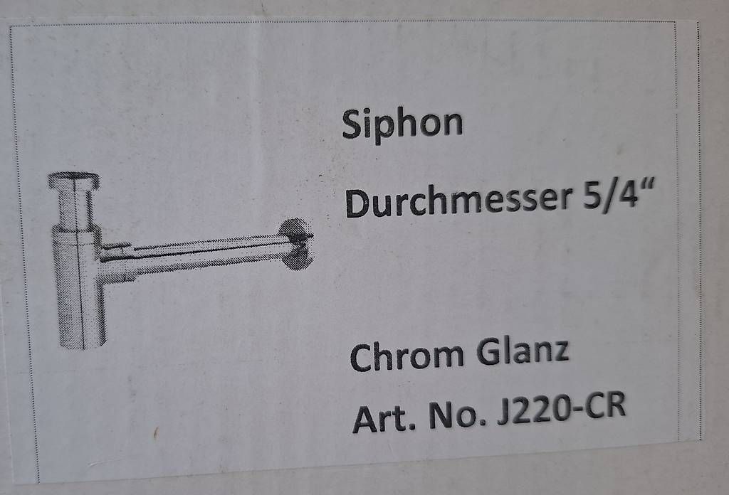 Armaturen: Siphon – Gebraucht aus Kreuzlingen von u.kirchgraber
