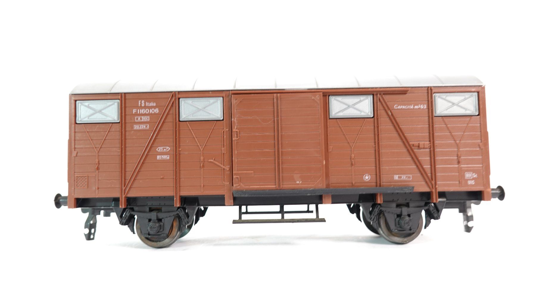 Lima Modelleisenbahnen: e72 Lima Spur 0 FS Güterwagen braun / Spielware | 971 – Gebraucht aus Thun von evinka_gmbh 1