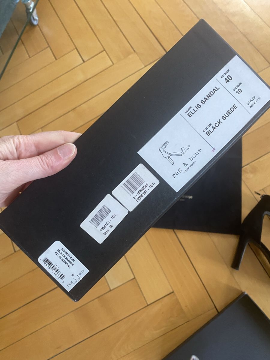 Scarpe da donna: Rag & bone sandales noirs 40 – Usato da Küssnacht am Rigi venduto da CALIFRASQUI 2
