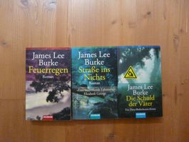 3 Taschenbücher James Lee Burke (Krimi, USA,deutsch)