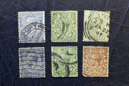 Lot timbres UK - George V