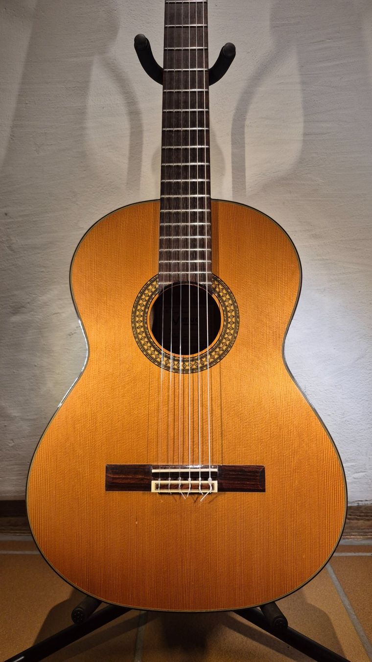 Strumenti musicali: Linkshand Akustik Gitarre Vimus 20 1982 – Usato da Winterthur venduto da NorrSydGuitars 4