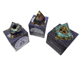Lot de 3 piramides orgonite