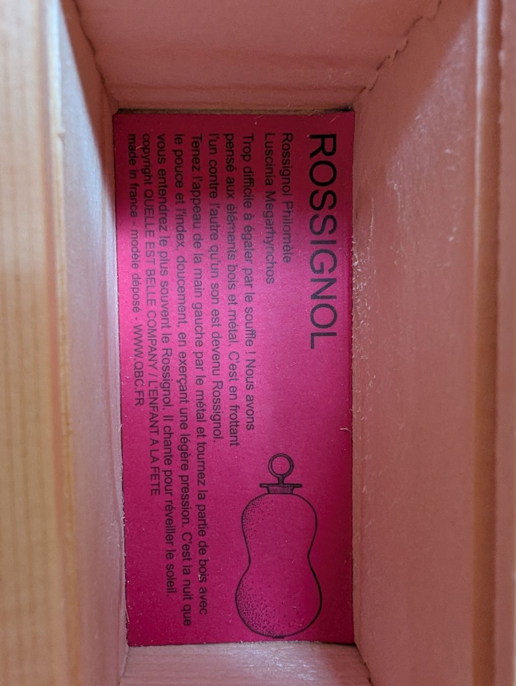 Giocattoli: Appeau ROSSIGNOL  – Usato da Orbe venduto da smmg 3