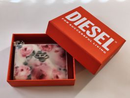 DIESEL Play Fold Zip Geldbörse Pink Wie Neu