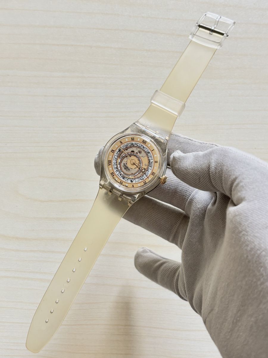 Swatch Orologi: Swatch Automatic Uhr transparentes Gehäuse  – Usato da Grenchen venduto da chththl 1